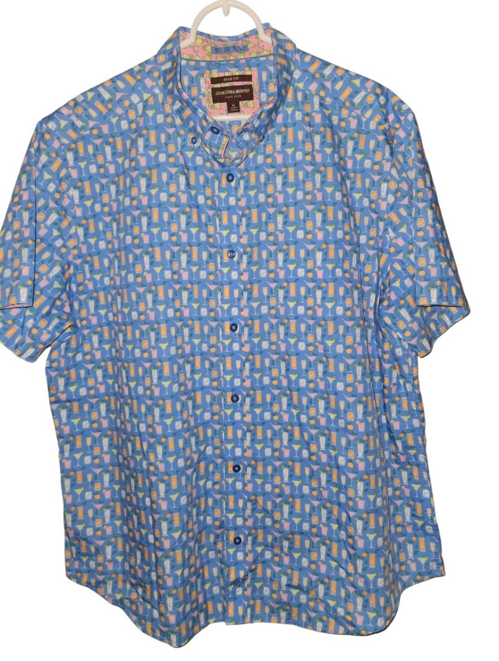 XL Johnston & Murphy Slim Fit Cocktail Shirt